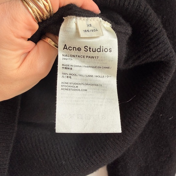 Acne Black Women's Sweater - Picture 4 of 6